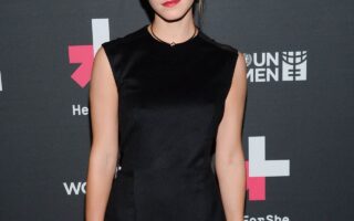 Emma Watson Attended UN Women’s “HeForShe” Afterparty in a Sheer Dress
