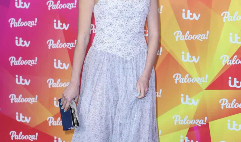 Pixie Lott Amazes in a Flowery Dress on the Red Carpet at the ITV Palooza