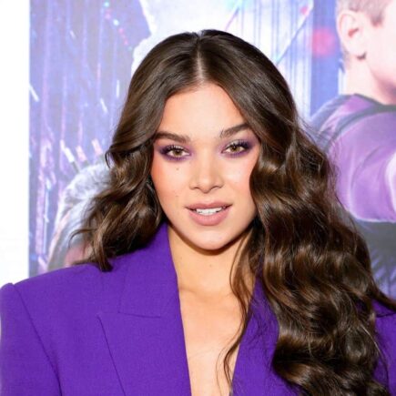 Hailee Steinfeld Stuns In Amazing Purple Suit at “Hawkeye” NYC Screening