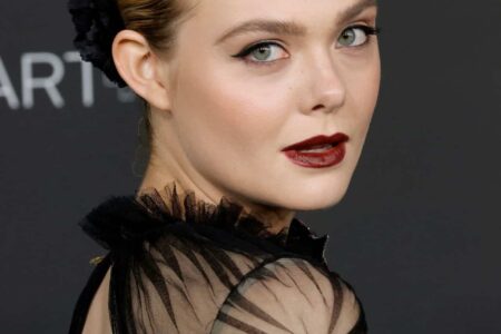 Elle Fanning Looks Like a Victoria’s Secret Model at LACMA ART+FILM GALA