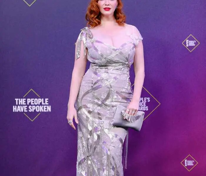 Christina Hendricks Wowed All In Marchesa Dress At The 46th People’s Choice Awards