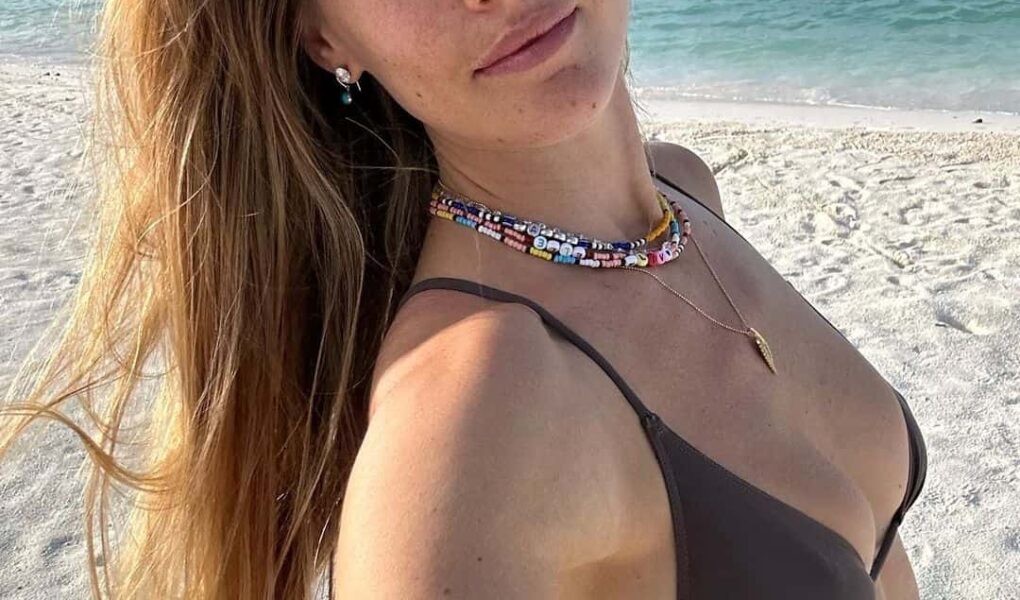 Bar Refaeli Flaunts Figure in Brown Bikini on a Beachside Getaway