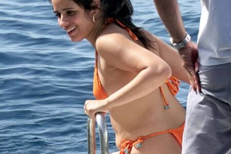 Camila Cabello Wears an Orange Bikini During her Idyllic Italian Vacation
