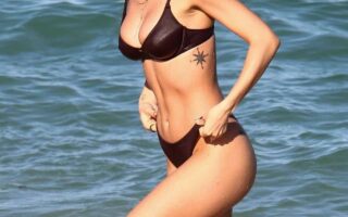 Chantel Jeffries Looked Great in a Bikini while Enjoying the Beach in Miami