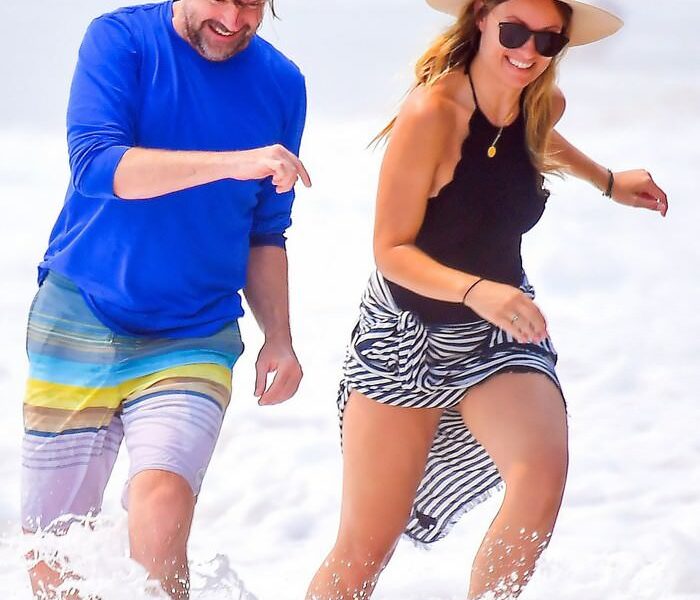 Olivia Wilde Looks Incredible as She Plays on the Beach with Jason Sudeikis