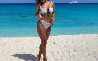 Vanessa Hudgens Posed in a Flattering White Bikini and Shared Snaps