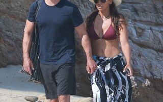 Luciana Barroso and Matt Damon Take a Dreamy Stroll on the Beach in Malibu