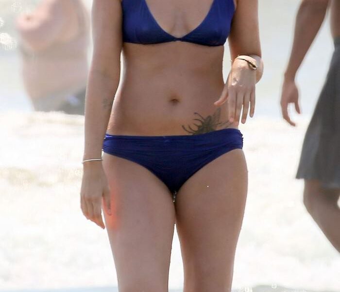 Jaimie Alexander Wows the Malibu Beach in a Blue Bikini During LA Heatwave