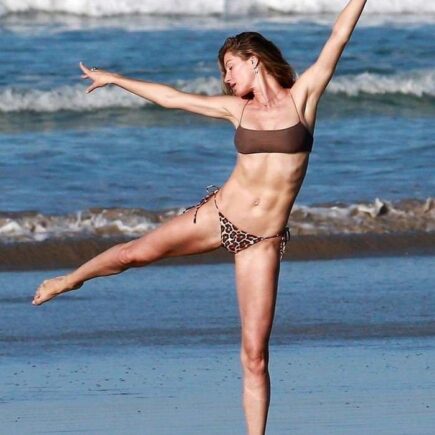 Gisele Bundchen at Photoshoot on the Beach in Costa Rica