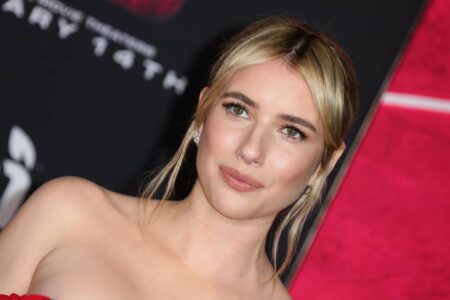Emma Roberts, A Vision in Red, Steals the Show at “Madame Web” Premiere