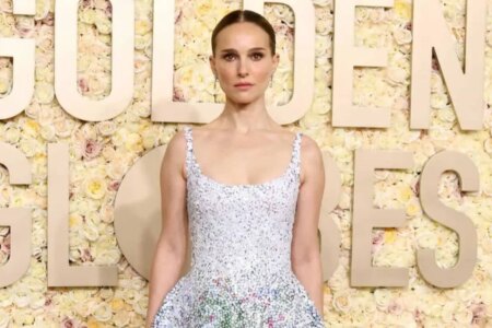 Natalie Portman Dazzles in Floral Gown at 81st Golden Globe Awards