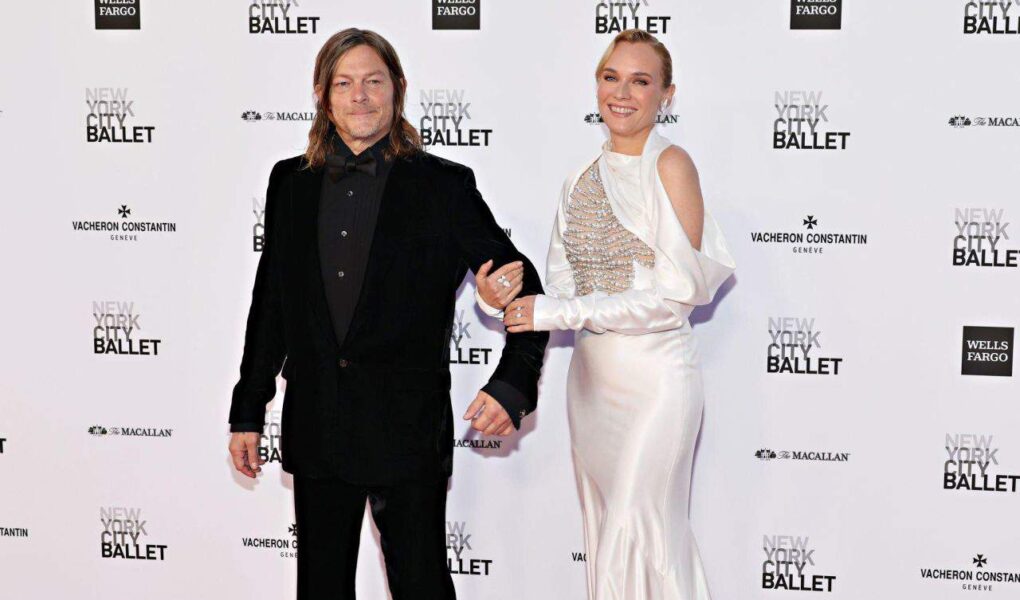 Diane Kruger Dazzles NYC Ballet Gala 2023 in Sparkling White Gown