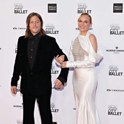 Diane Kruger Dazzles NYC Ballet Gala 2023 in Sparkling White Gown