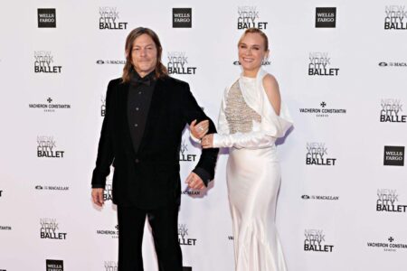 Diane Kruger Dazzles NYC Ballet Gala 2023 in Sparkling White Gown