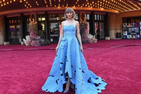 Taylor Swift’s Sparkling Style Steals the Show at Eras Tour Movie Premiere