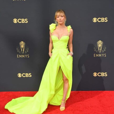 Kaley Cuoco Lit Up the Primetime Emmy Awards with Her Radiant Dress