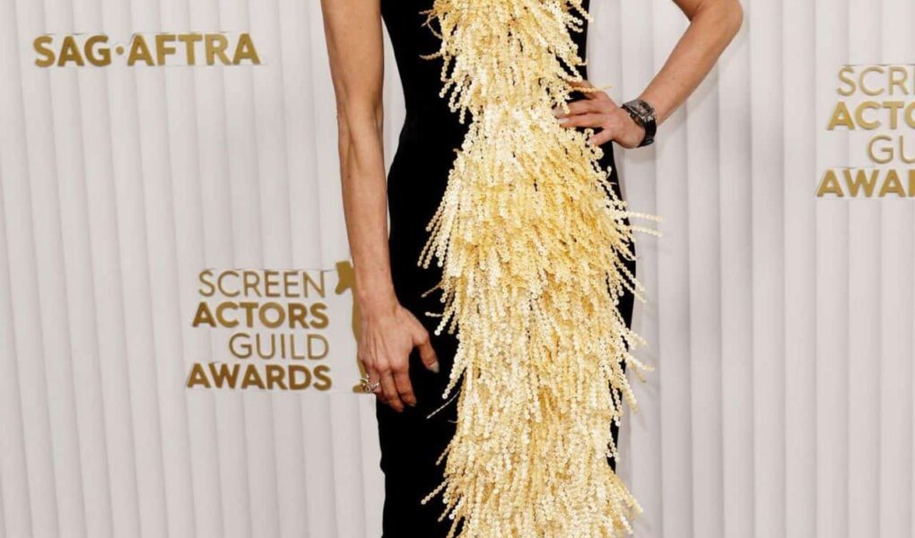 Michelle Yeoh Steals the Show in a Dramatic Dress at the 2023 SAG Awards