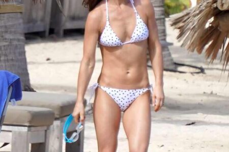 Pippa Middleton in a Bikini at the Beach in St. Barts