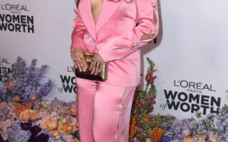 Camila Cabello in Pink Suit at L’Oréal Paris’ Women Of Worth Celebration