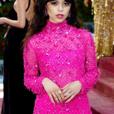 Jenna Ortega Makes Debut at the 2022 Met Gala in a Pink Ensemble