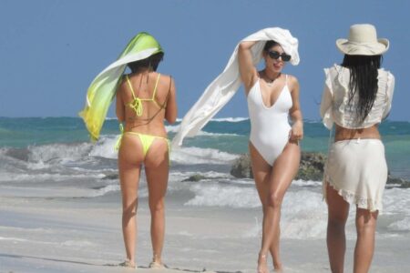 Vanessa Hudgens Steals the Show with Her Graceful Beach Look