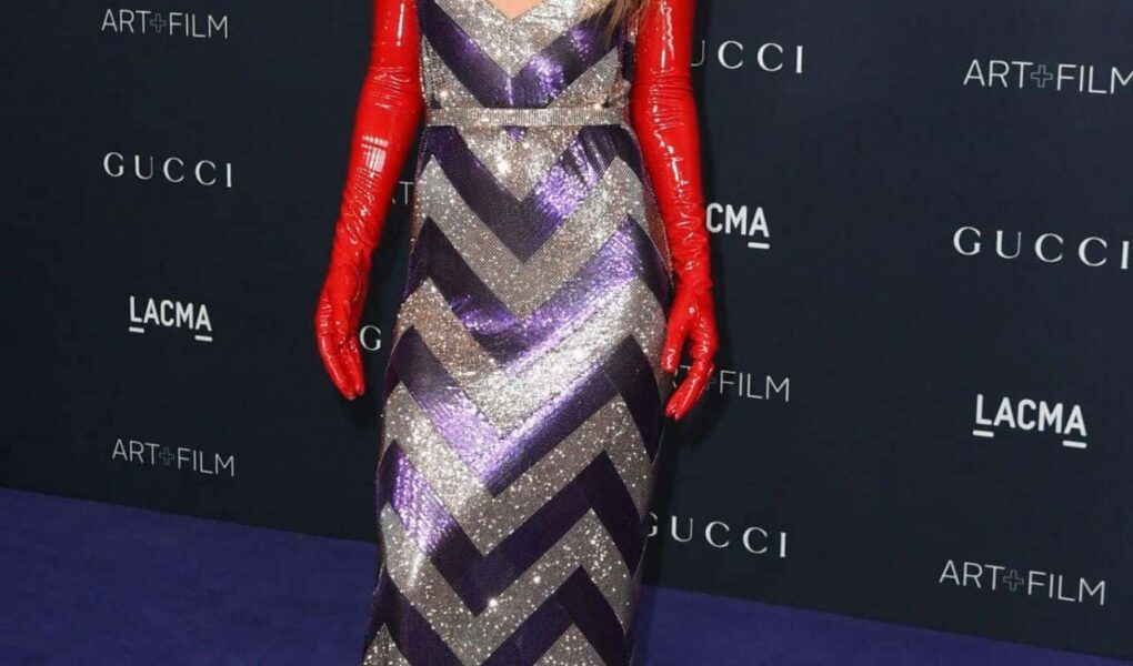 Olivia Wilde Dazzles in a Striking Sequin Dress at the 2022 LACMA