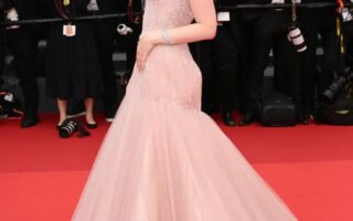 Elle Fanning Wore a Pink Gown at the “Top Gun: Maverick” Premiere in Cannes