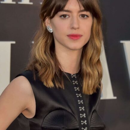 Daisy Edgar-Jones in a Black Dress at “Under the Banner of Heaven” Premiere