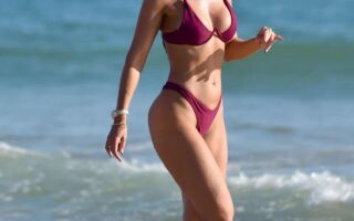 Jennifer Metcalfe Rocks a Sizzling Bikini Look on Spanish Beach
