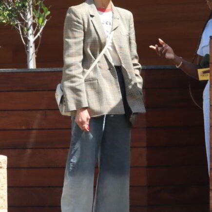 Paula Patton Chic at Soho House Malibu