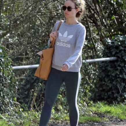 Olivia Wilde Looking Casual as She Enjoys a Solo Walk in Hampstead, UK