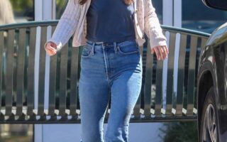 Leighton Meester Shows off Awesome Style While Running Errands in Malibu