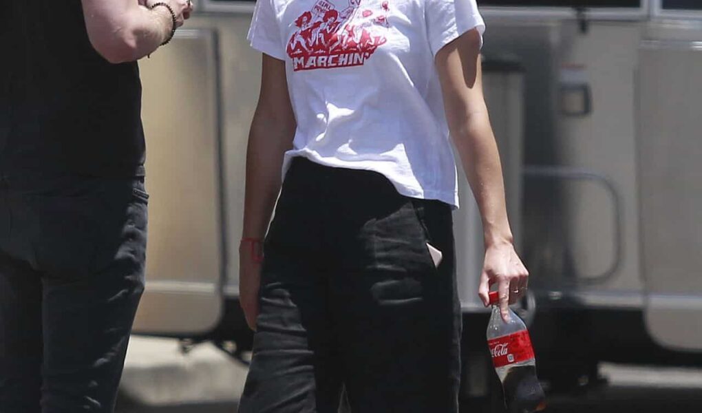 Emma Watson Poses Sensually for a Photo During a Walk with a Buddy in LA