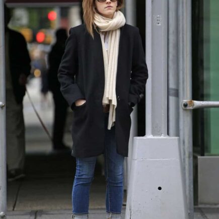 Emma Watson Looked Stylish in Streetwear while Out and About in Manhattan