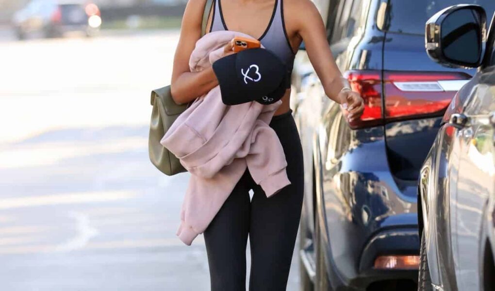 Jasmine Tookes Displays her Incredible Figure while Leaving the Gym in LA