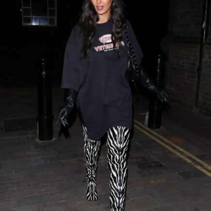 Maya Jama Radiated Beauty in a Chic Outfit During an Outing with Friends