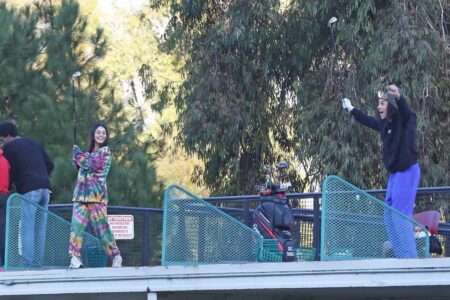 Vanessa Hudgens and Cole Tucker are Having a Blast at the Golf Range