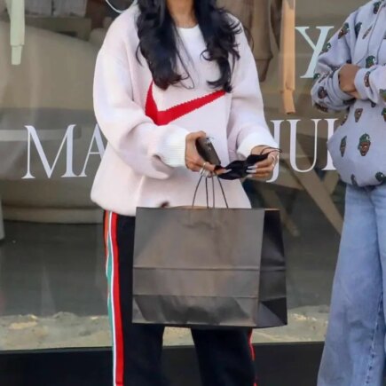 Karrueche Tran Goes in Last Shopping Before the New Year Celebration