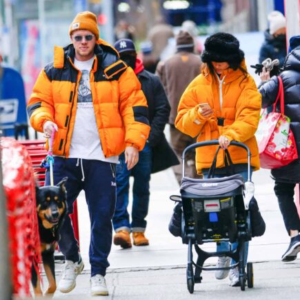 Emily Ratajkowski and Sebastian are Strolling in New York with Their Son