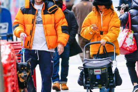 Emily Ratajkowski and Sebastian are Strolling in New York with Their Son