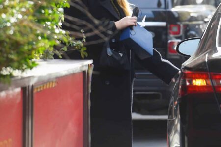 Jennifer Lawrence Went Out to Pick Up a Christmas Gift for her Husband