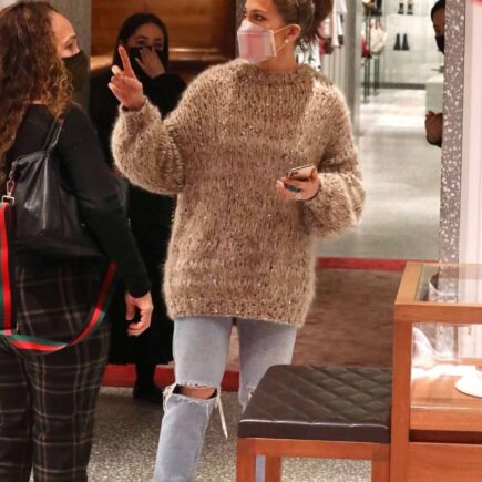 Jennifer Lopez Steps Out in Christmas Shopping with Daughter Emme