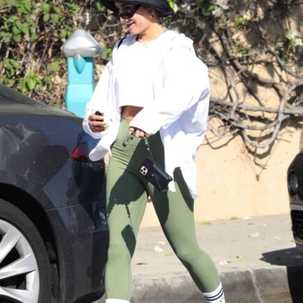 Vanessa Hudgens Shows Off Her Incredible Figure While Leaving a Store