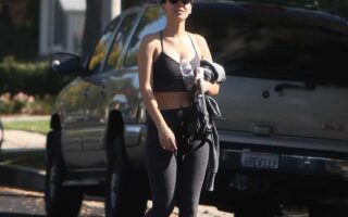 Victoria Justice Enjoys Exercising with her Step-sister Madison in LA