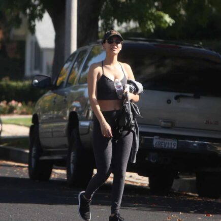 Victoria Justice Enjoys Exercising with her Step-sister Madison in LA