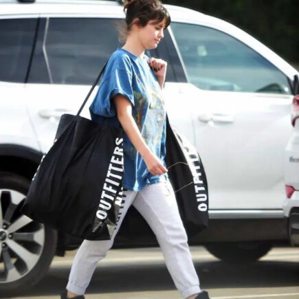 Selena Gomez Shopping at Urban Outfitters in LA