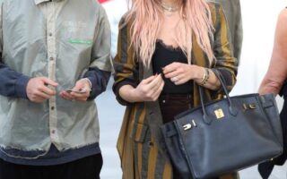 Ashlee Simpson Shopping in Beverly Hills