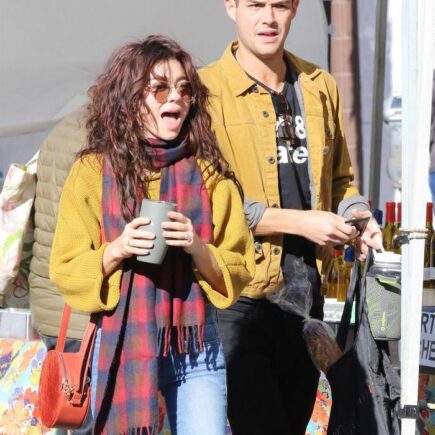 Sarah Hyland at Farmers Market in LA