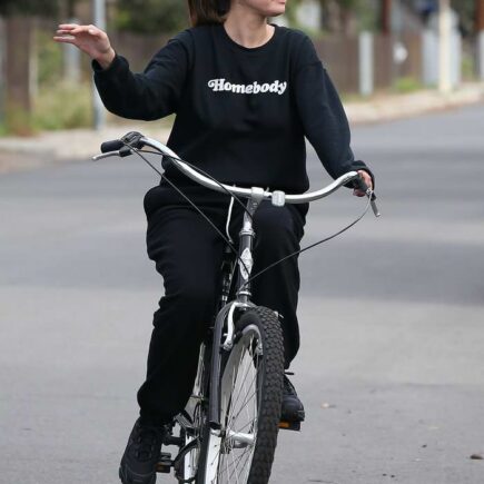 Selena Gomez Active Lifestyle as she Enjoys Bicycle Ride