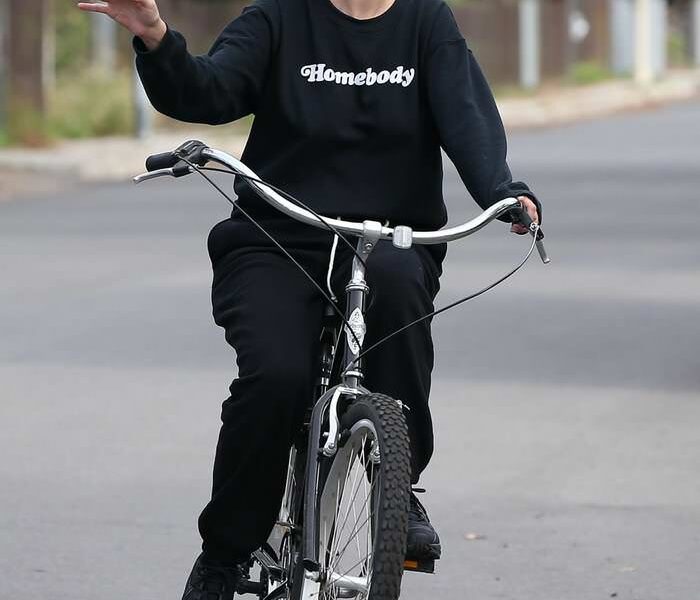 Selena Gomez Active Lifestyle as she Enjoys Bicycle Ride